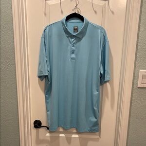 Callaway Turquoise Blue Performance Golf Shirt sz XL